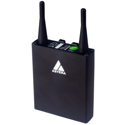 AsteraBox
アステラ
Astera CRMX ワイヤレスDMX
UHF照明コントロール
