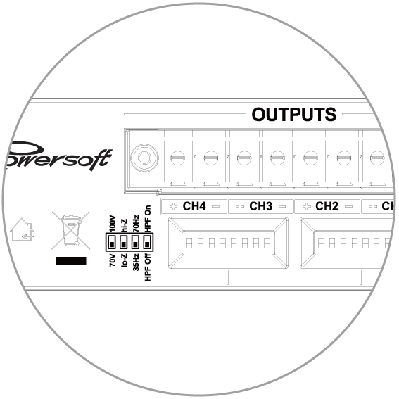 Powersoft Quattrocanali
パワーソフト　クワトロカナリ
株式会社照音